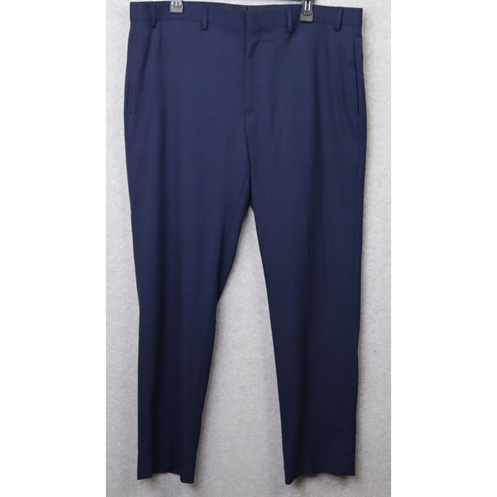 Marc New York Casselman Mens 37W X 32L Dress Pants Dark Blue New